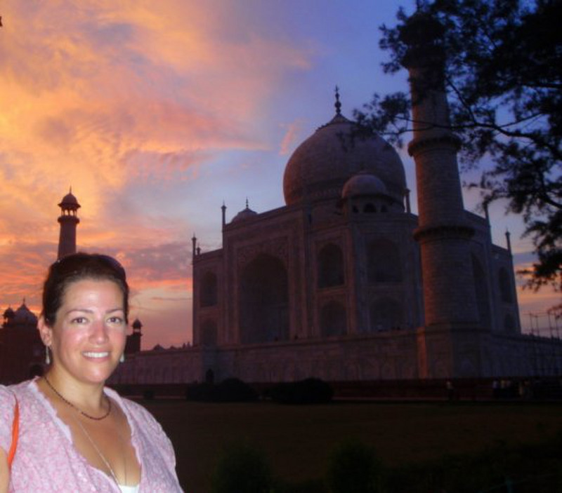 Portrait of Taj at sunset