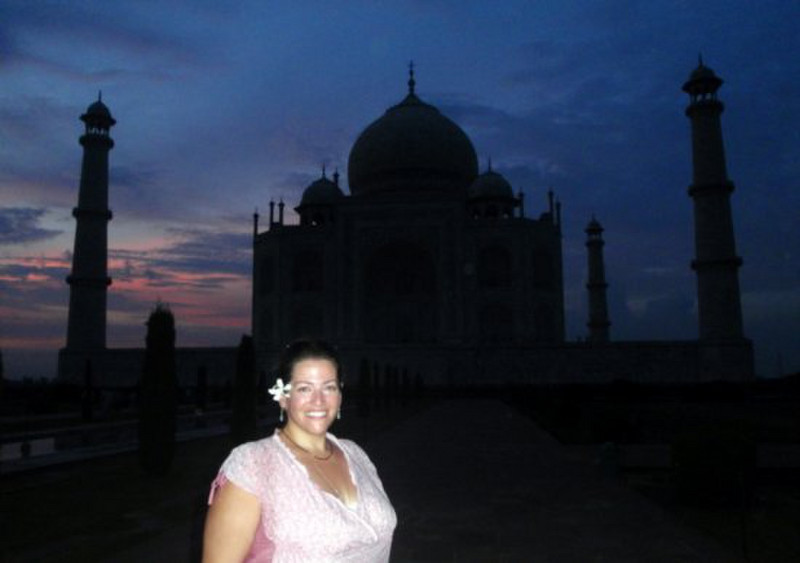 Portrait of Taj at dusk
