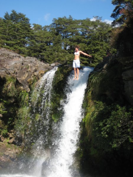 Me jumping off a 9m waterfall!!