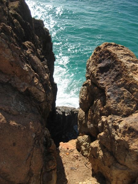 Cliffs where you whale watch