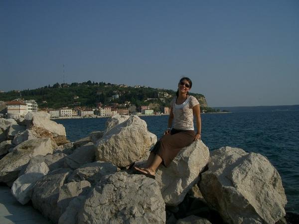 On the coast in Piran
