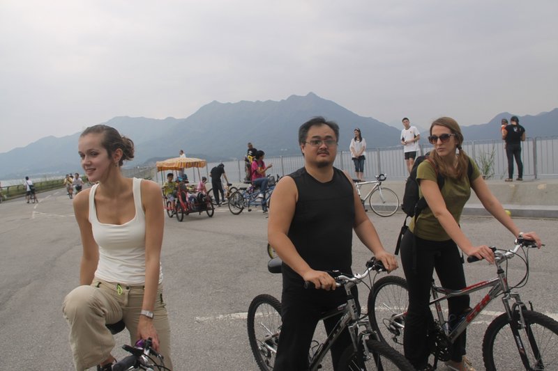 Cycling at Tai Mei Tuk