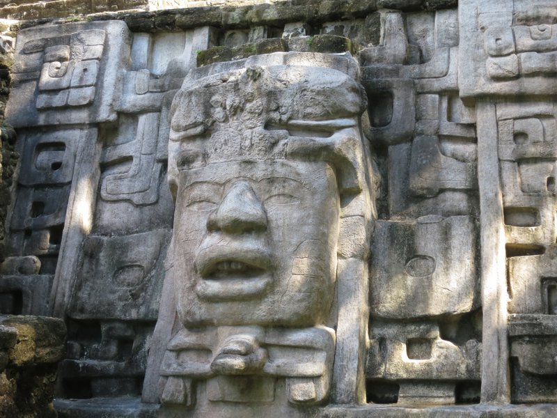 Lamanai statue