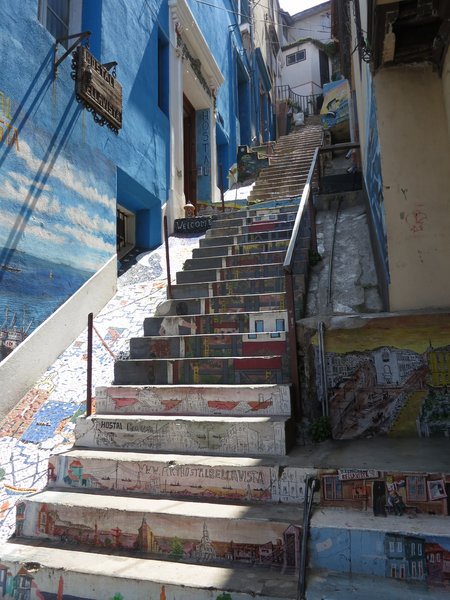 Valparaiso - lots of interesting street art