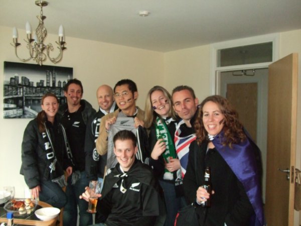 The All Black supporters