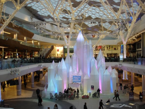 Christmas at the mall