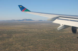 Arriving at Windhoek airport