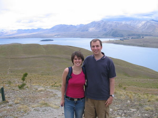Us at the top of Mount John