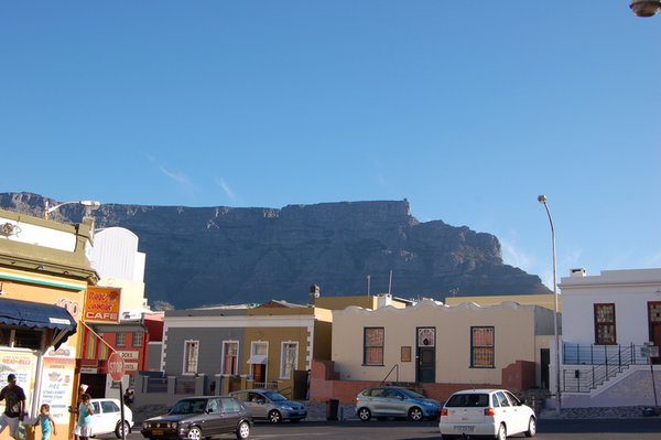 Table Mountain from Bo Kaap