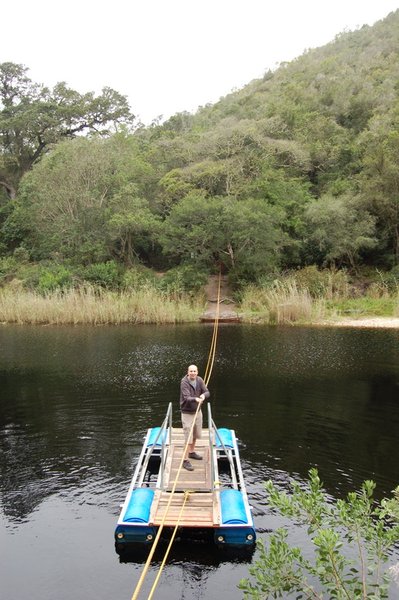On the pontoon at Wilderness National Park