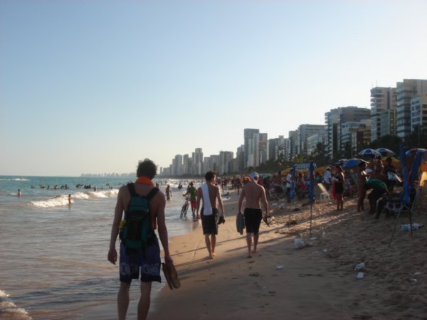 Recife Strand og Skyline
