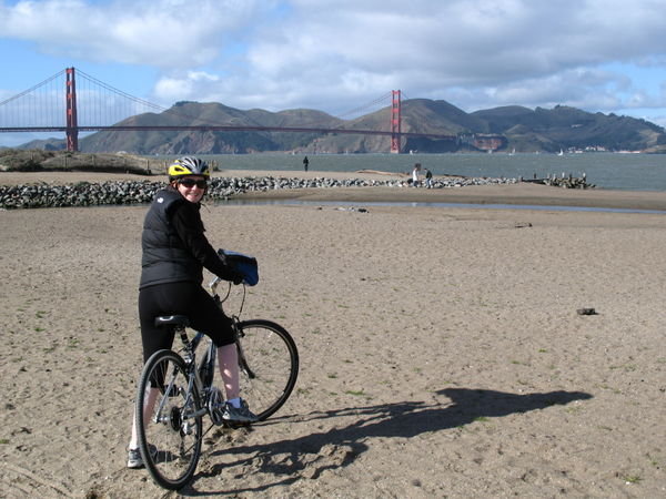 About to Cycle Over Golden Gate