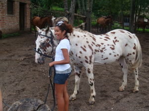 Jessica y el caballo
