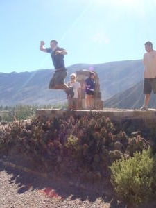 Boys Jumping Cactuses