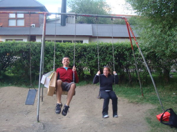 Swinging on the Playground