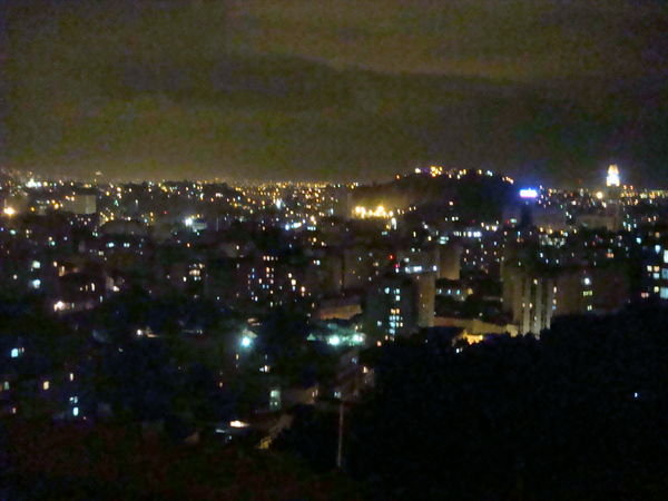 Night time view from Santa Teresa