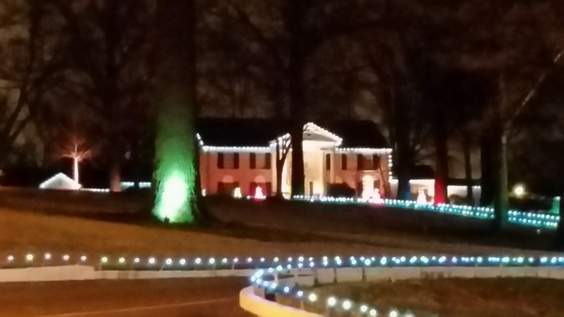 A Christmas Decorated Graceland 