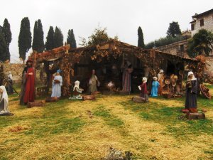 Nativity Scene outside Church of St. Francis