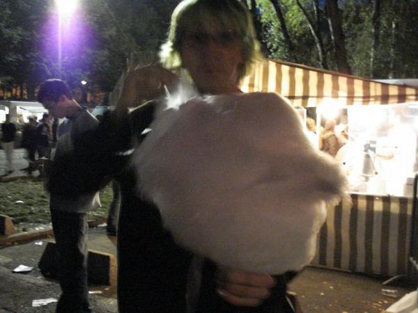 Alix and his cotton candy