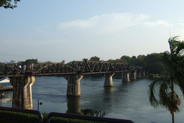 The famous Bridge Over the River Kwai