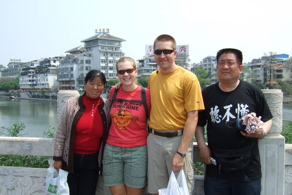 Us with chinese tourists