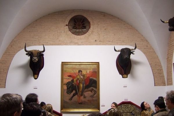 Good bulls are rewarded with their heads on a wall