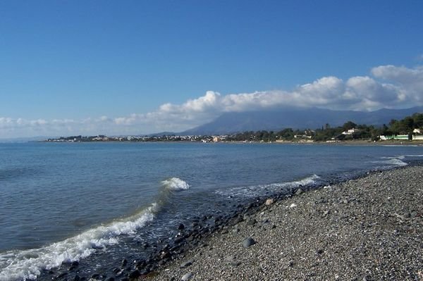 Looking back toward Estepona