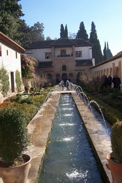 Fountains in gardens