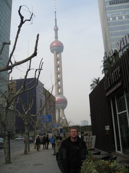 Mike with Pearl TV Tower in background
