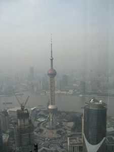 View from 88th floor Observation Deck on Jin Mao Tower