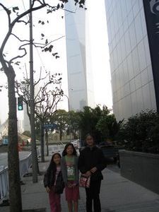 On the way to the Shanghai Financial Center tower
