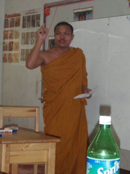 The head master of the temple school