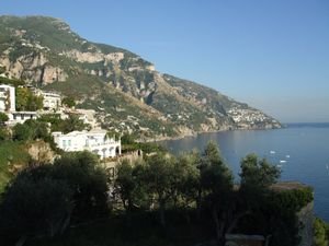 view from balcony Positano