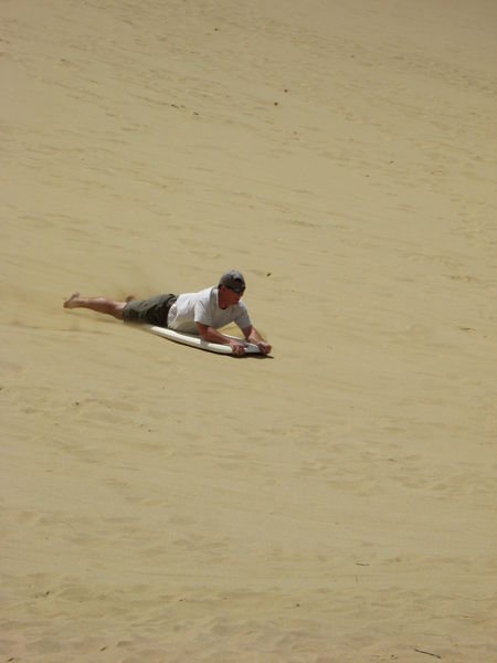 Dad in the Sand