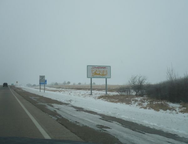 Entering South Dakota