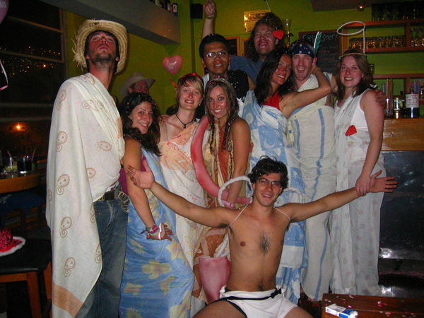 hedonistic valentine's day toga party at the A.B.H