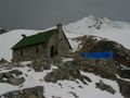 ominous weather hangs over high camp at 16,800 feet