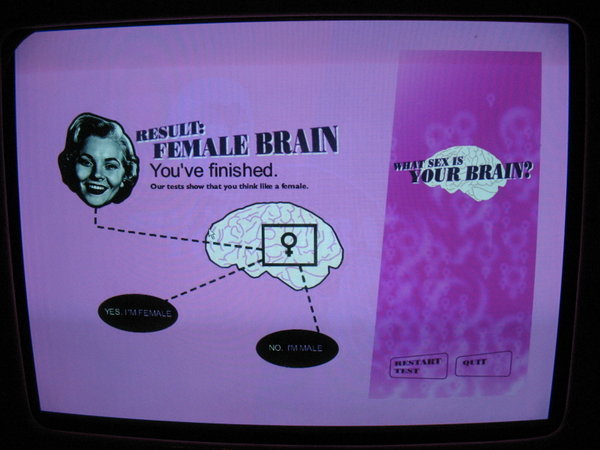 Brain test at the Science Museum