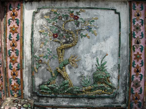 Wat Arun Flower Tile