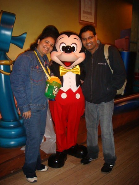 With Mr.Mickey Mouse @ his studio