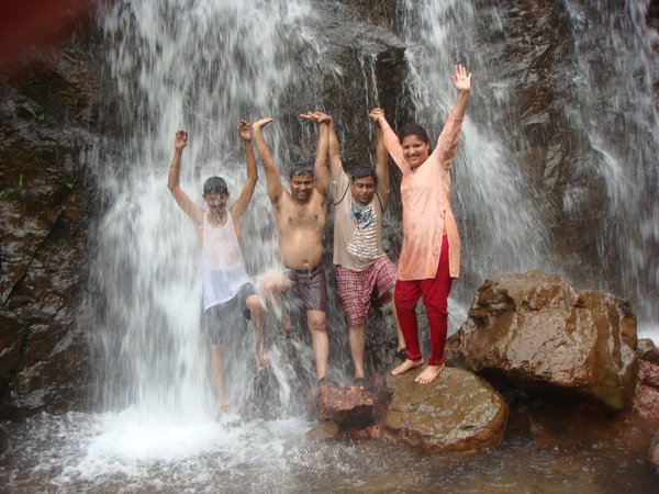 Fun in Waterfall