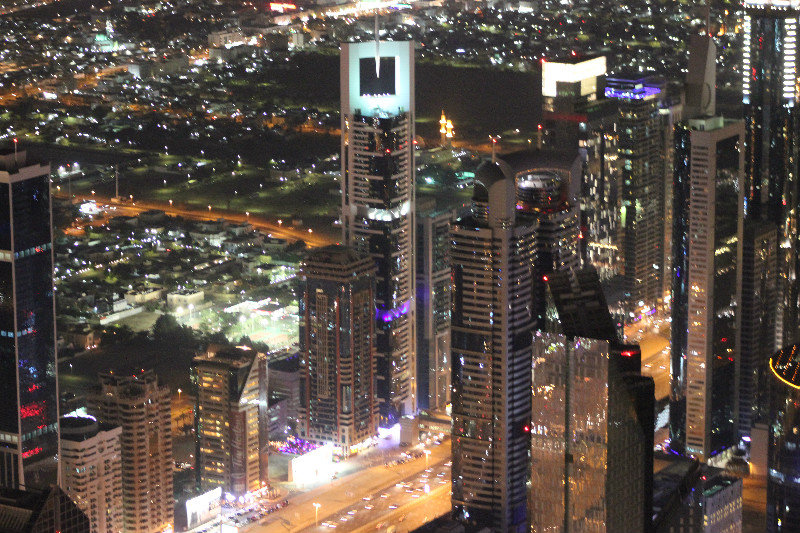 At the Top - Burj Khalifa - View of Shaikh Zayad Road
