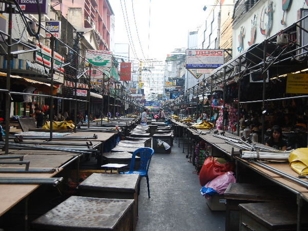 Patpong pre-ant farm with bright lights night madness