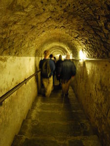 Taking the plunge into the catacombs