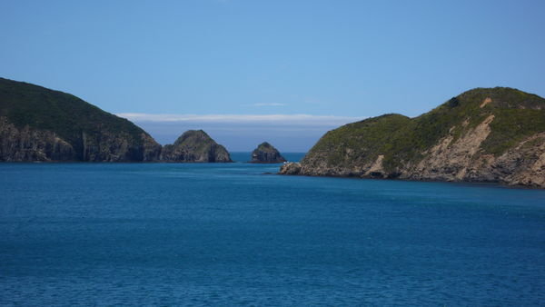 Entering the Cook Strait