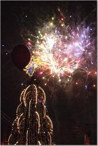 Fireworks and entertianment Lituainian style