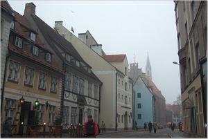Riga in a fog