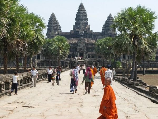 A Child Monk at Angkor Wat