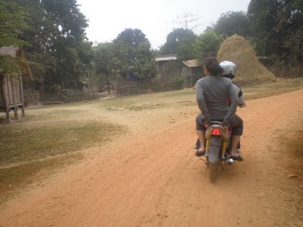 Bex Biking through the Cambodian Snow