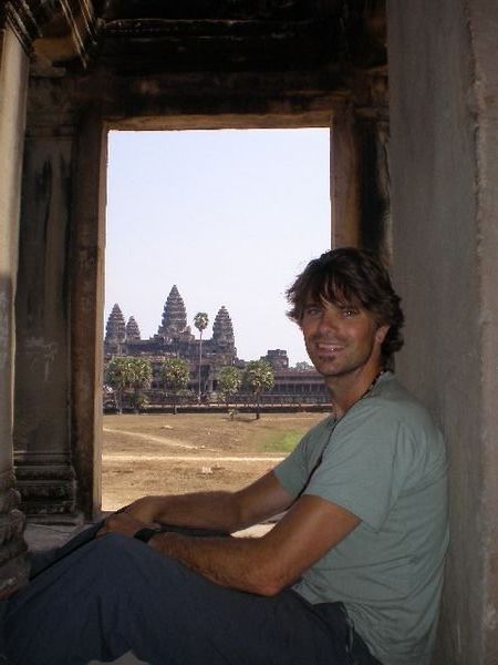 Chris at Angkor Wat